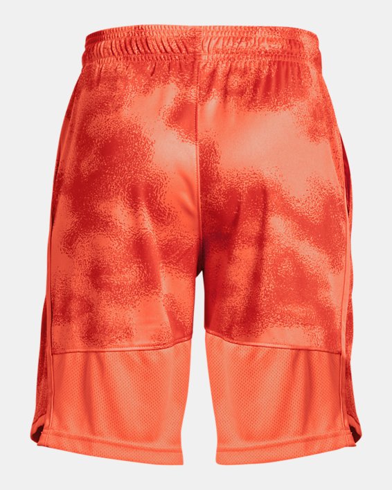 Boys' UA Stunt 3.0 Plus Shorts, Orange, pdpMainDesktop image number 1